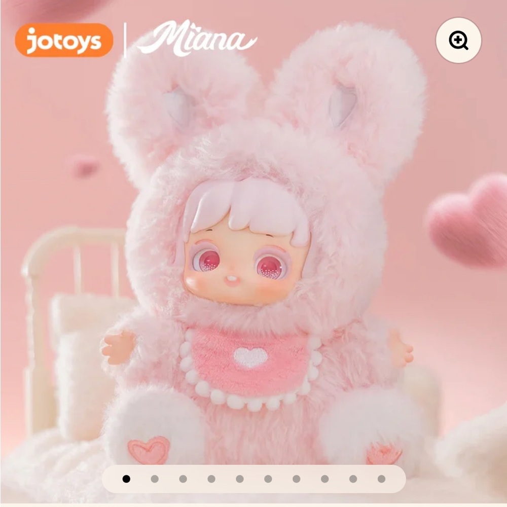 Jotoys Miana Pink Bunny Doll Miana Nighty Night to U plush